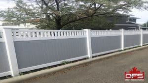 Fairmont Vinyl Privacy Fence