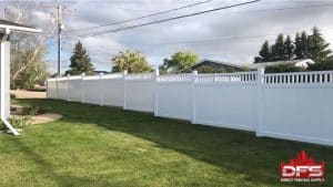 Fairmont Vinyl Privacy Fence