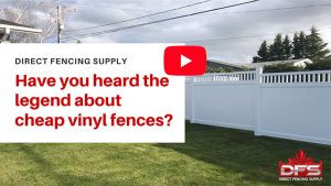 cheap vinyl fencing products Calgary YouTube thumbnail